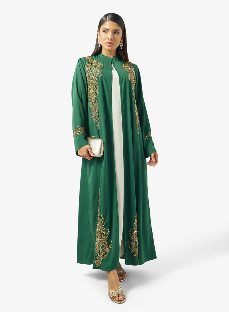 Khizana Embellished Abaya - Image 4